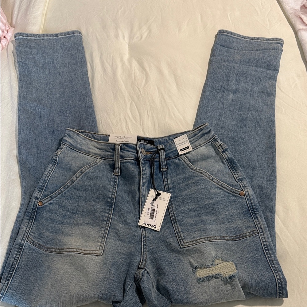 Judy Blue Women's Medium Blue Boyfriend Jeans